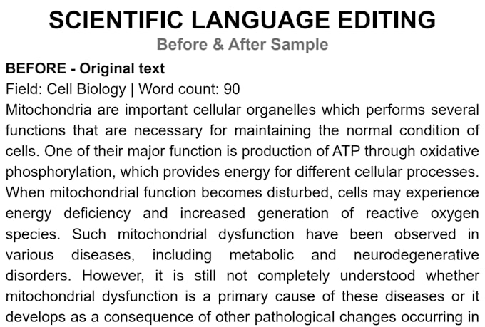 proofread and edit your scientific and academic writing